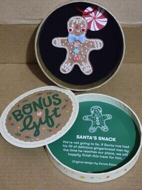 Erstwilder Santa's Snack Brooch Gingerbread Man